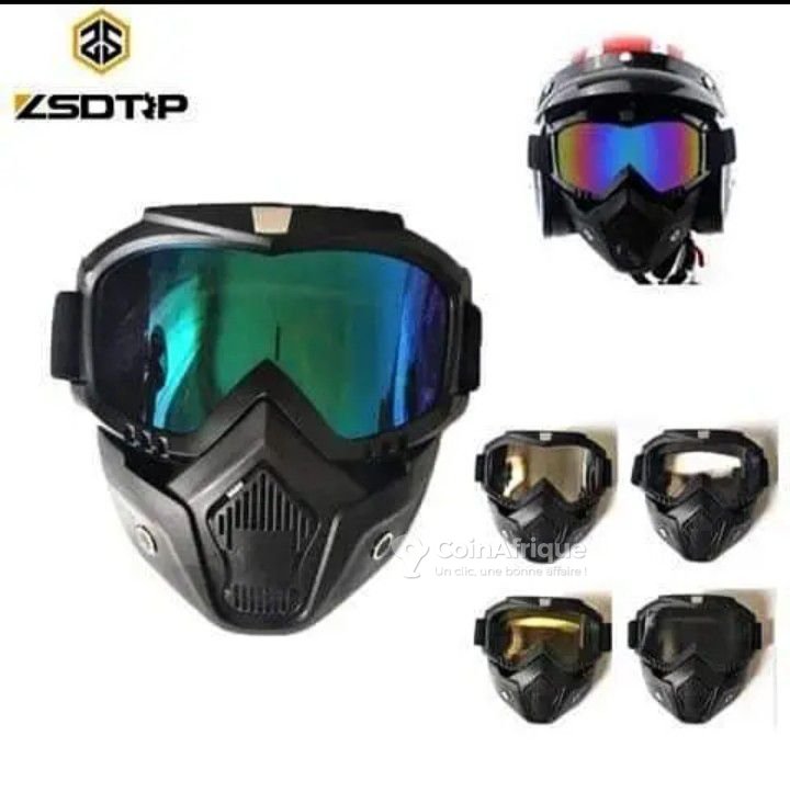 🔥 Masque Moto Haute Performance – Le Choix des Riders
