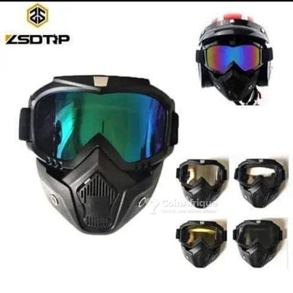 🔥 Masque Moto Haute Performance – Le Choix des Riders