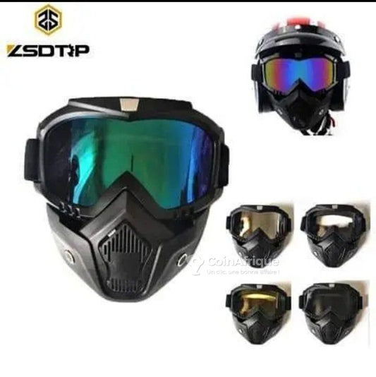 🔥 Masque Moto Haute Performance – Le Choix des Riders