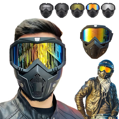 🔥 Masque Moto Haute Performance – Le Choix des Riders